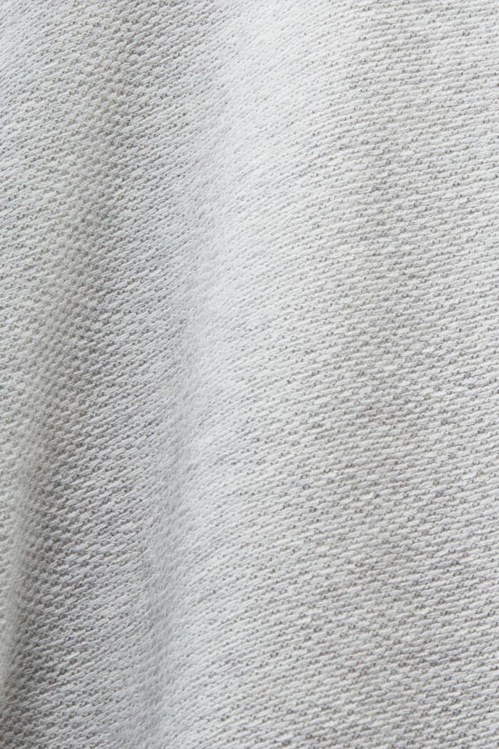 Kurzärmliger Pullover mit Rundhalsausschnitt, LIGHT GREY, detail image number 4