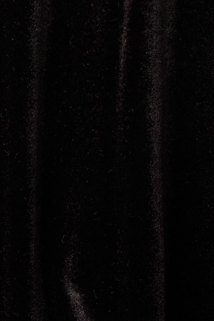 Robe en velours à découpe, BLACK, detail image number 1