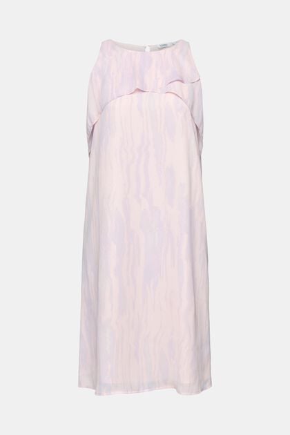 Mini-robe imprimée en crêpe mousseline