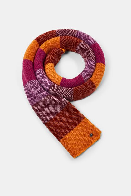 Mehrfarbiger Schal mit Streifen