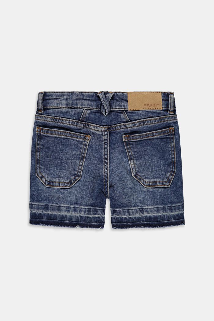 Short en jean en coton à taille ajustable