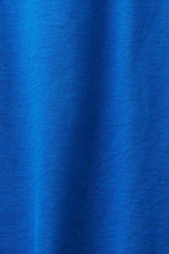 Haut à manches longues en coton biologique, BRIGHT BLUE, detail image number 5