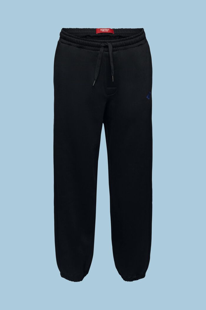 Pantalon de jogging brodé, BLACK, detail image number 7