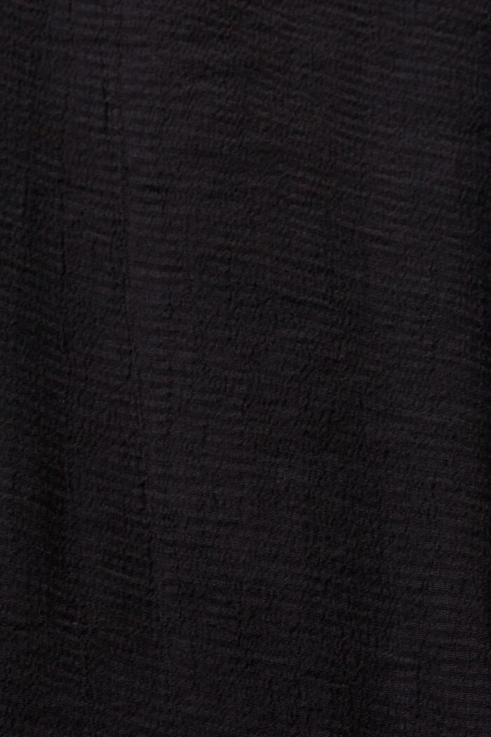 Crêpe-Bluse mit V-Ausschnitt, BLACK, detail image number 5