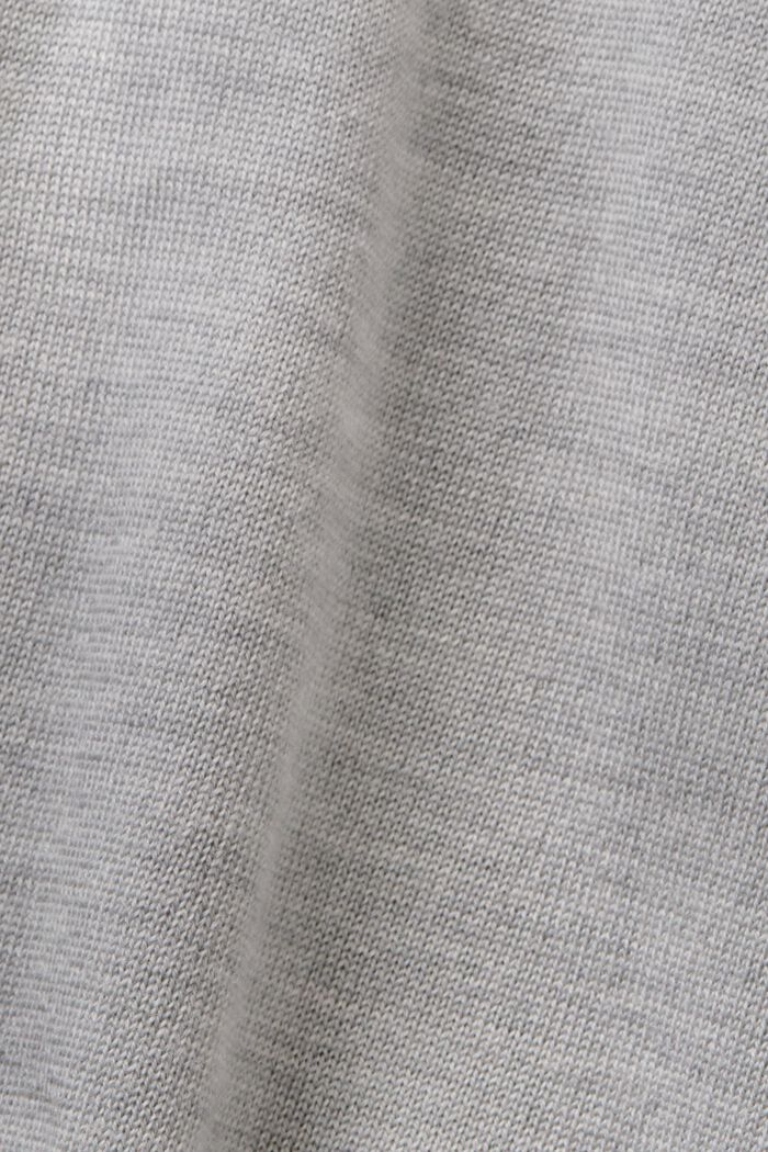 Pull-over à col roulé en laine, MEDIUM GREY, detail image number 5