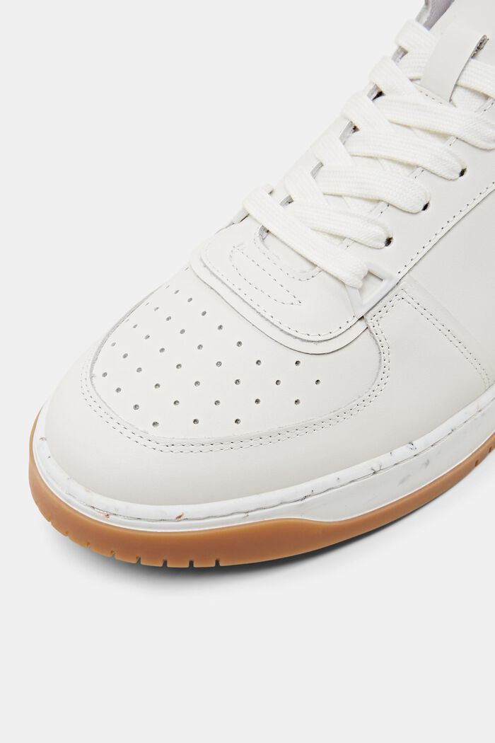 Hightop-Sneakers aus Leder, WHITE, detail image number 3