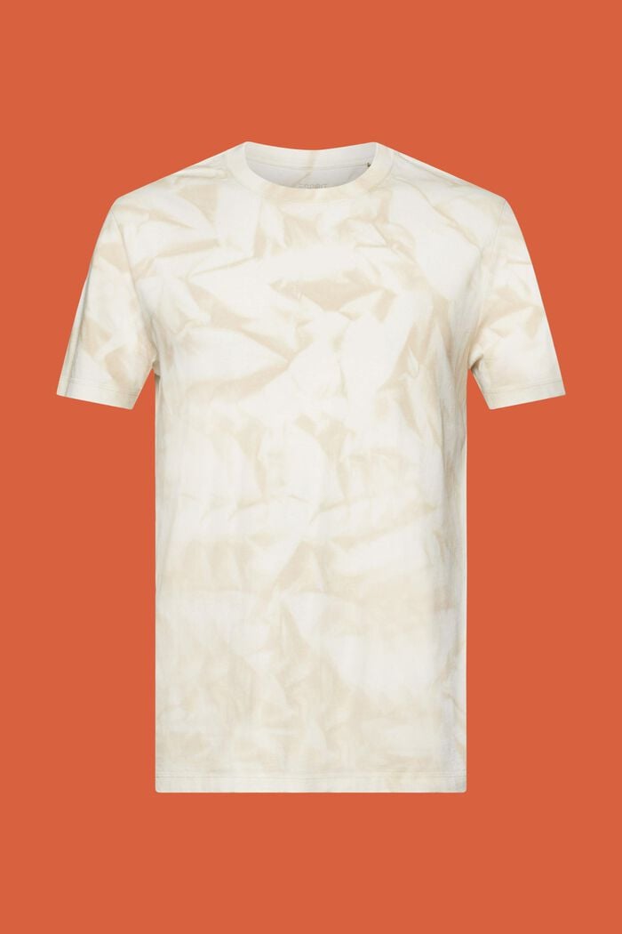 T-shirt à encolure ronde, 100 % coton, SAND, detail image number 6