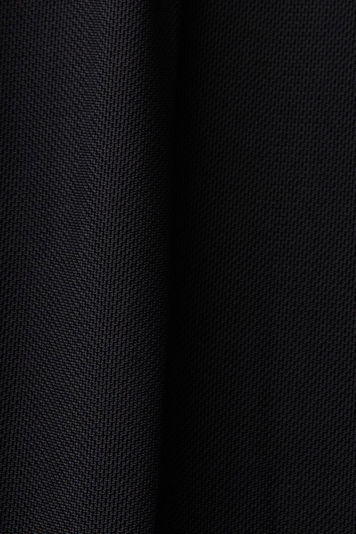 Meshkleid mit Elastikbündchen, BLACK, detail image number 5