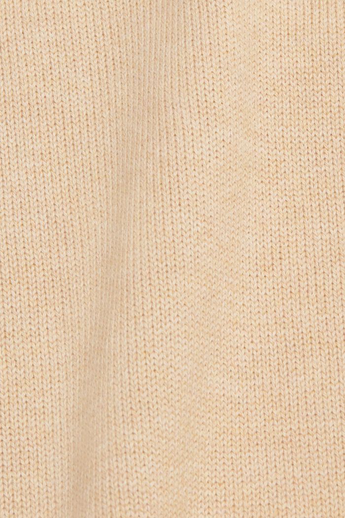 Strickpullover aus nachhaltiger Baumwolle, BEIGE, detail image number 1