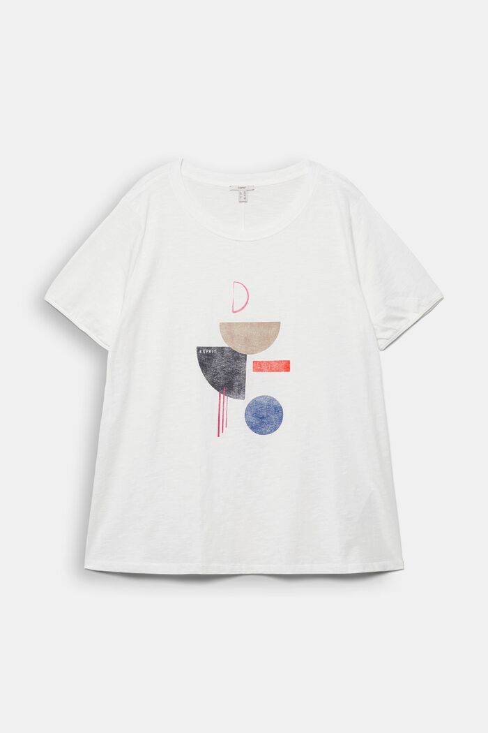 T-shirt CURVY orné d´un imprimé, coton biologique