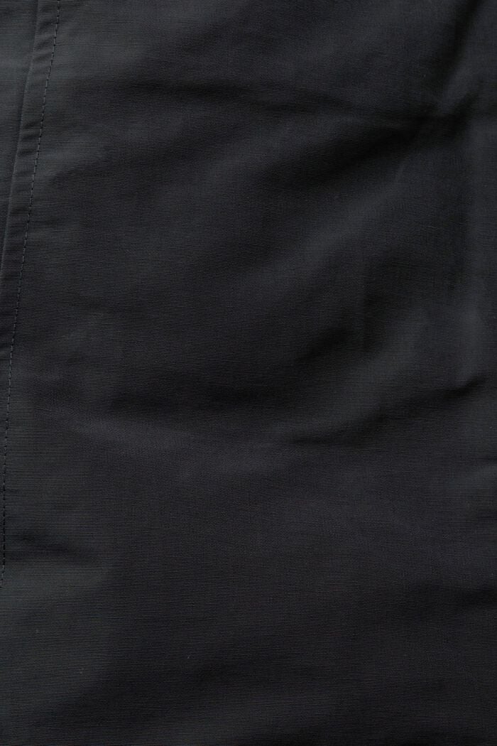 Veste à capuche garnie de duvet recyclé, BLACK, detail image number 5