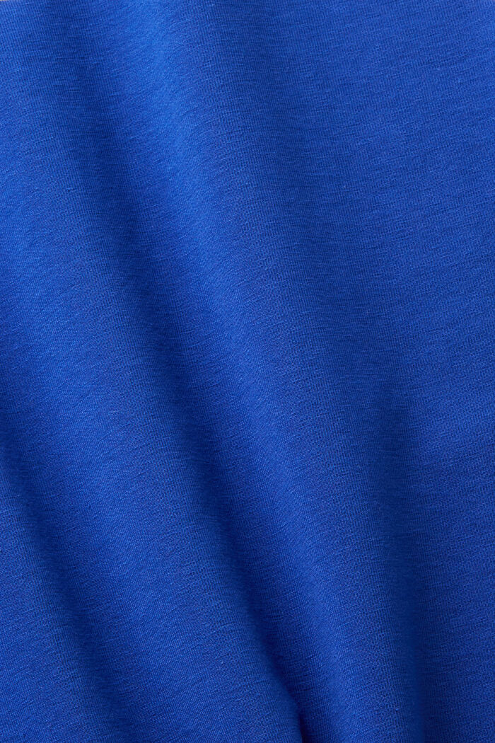 Sportives T-Shirt aus Baumwolle, BRIGHT BLUE, detail image number 6