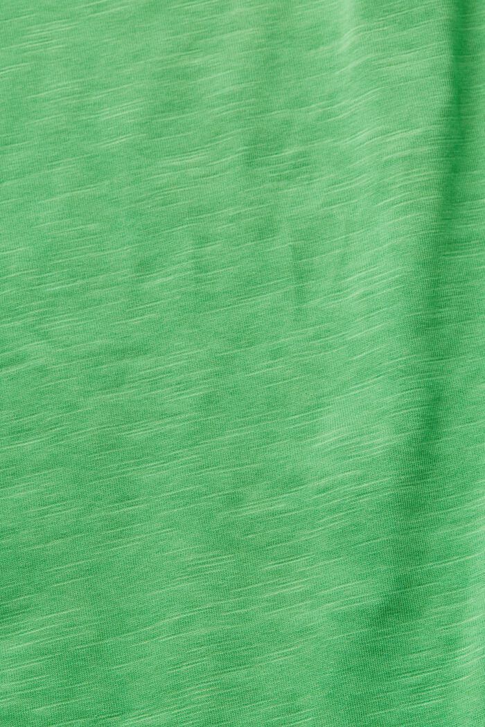 Unifarbenes T-Shirt, GREEN, detail image number 4