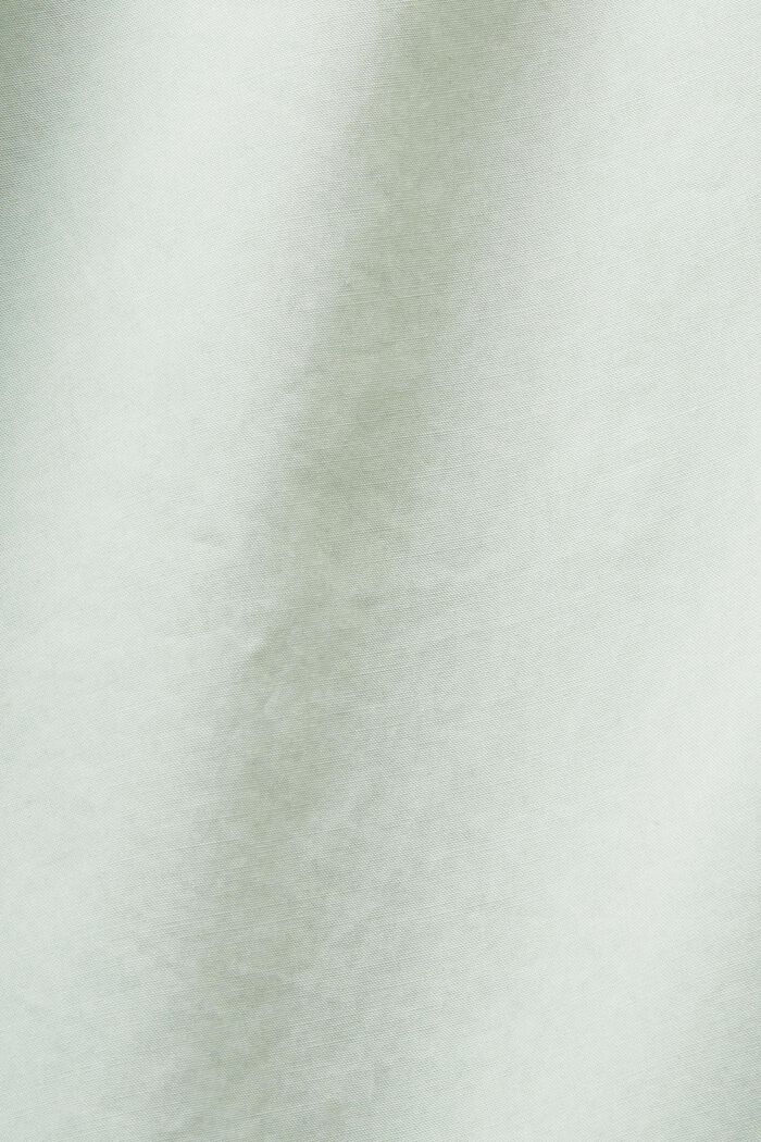 Hemdblusenkleid in Mini-Länge, 100 % Baumwolle, CITRUS GREEN, detail image number 5