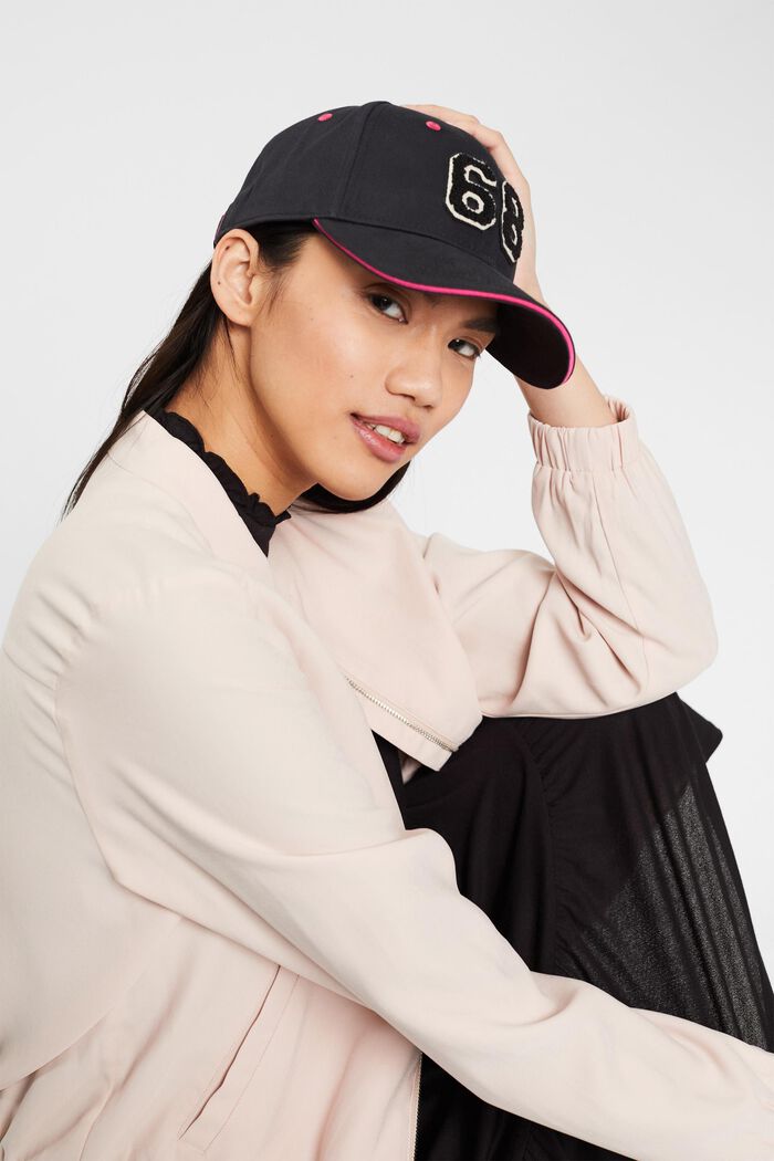 Baseball Cap mit Frottee Patch