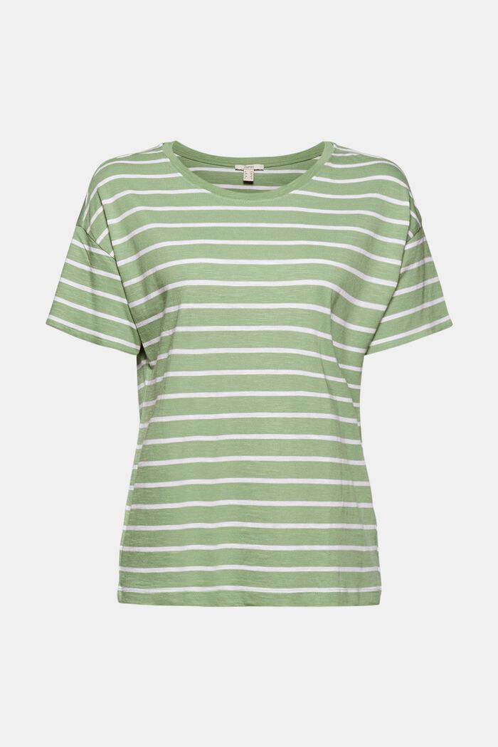 T-Shirt aus Organic Cotton und TENCEL™/Modal, LEAF GREEN, detail image number 0