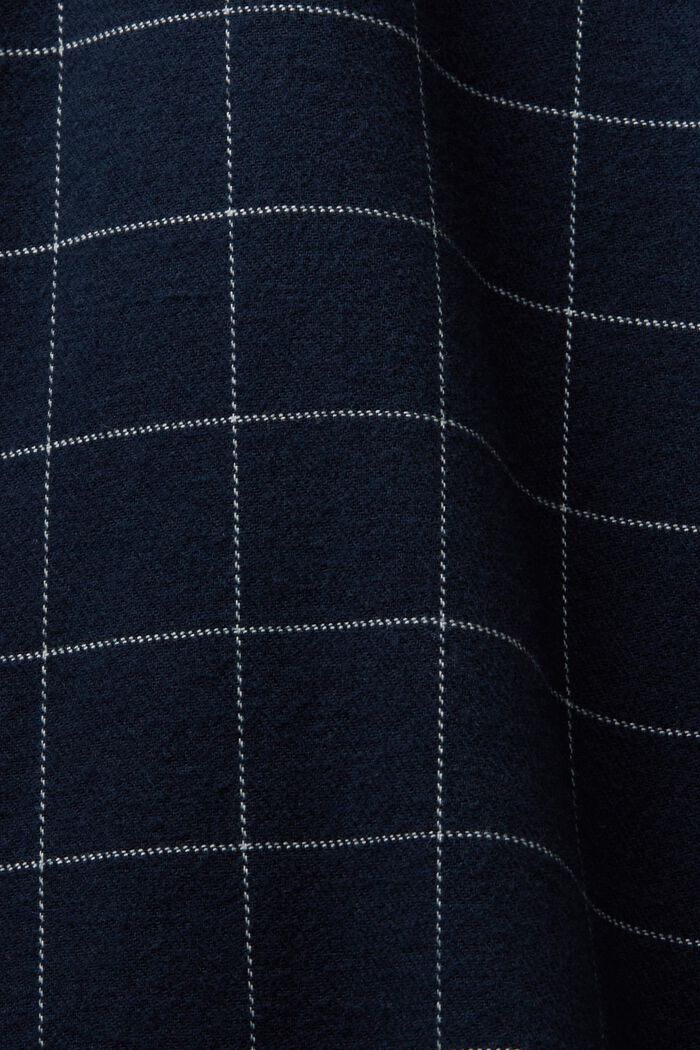 Chemise à carreaux en flanelle de coupe Regular Fit, NAVY, detail image number 5