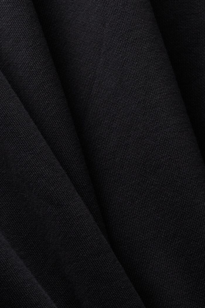 Robe molletonnée à capuche, BLACK, detail image number 5