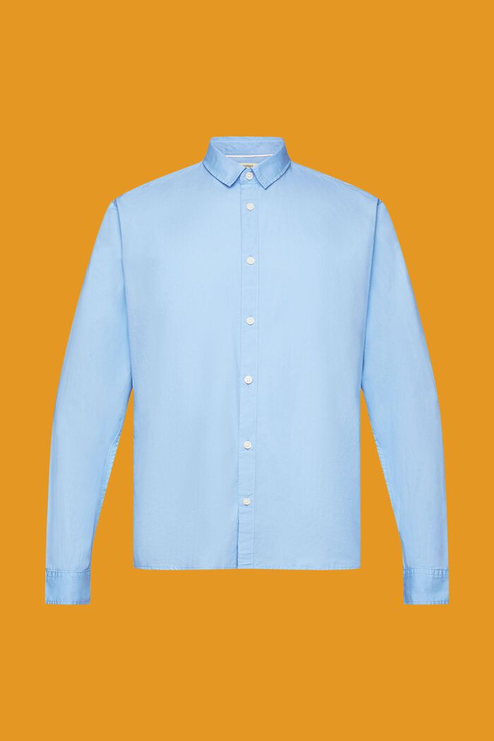 Nachhaltiges Baumwollhemd Slim Fit, LIGHT BLUE, detail image number 6