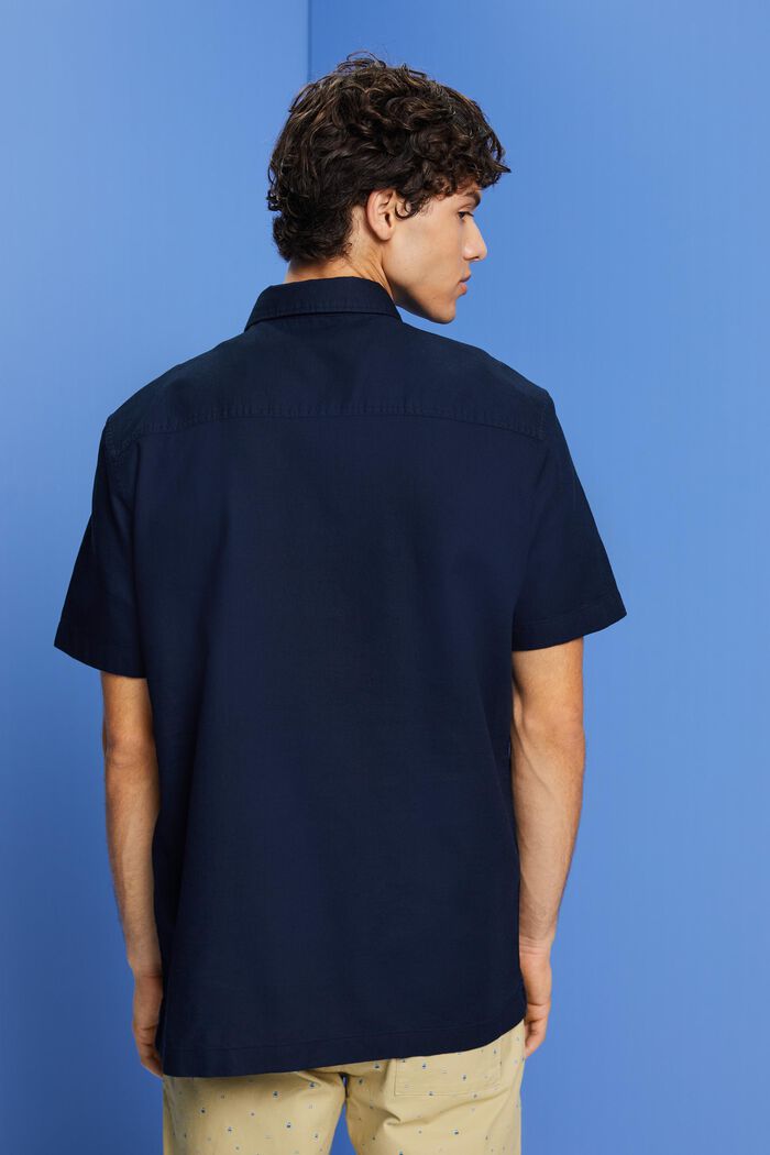 T-shirt à manches courtes, 100 % coton, NAVY, detail image number 3