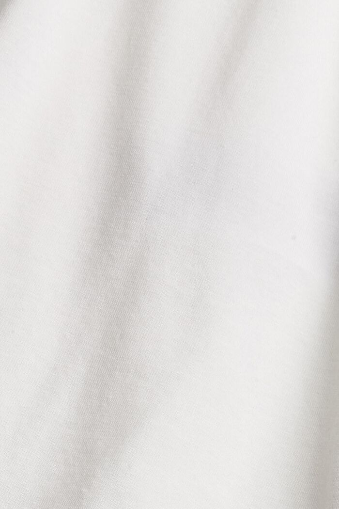 T-Shirt mit Print aus Bio-Baumwoll-Mix, OFF WHITE, detail image number 4