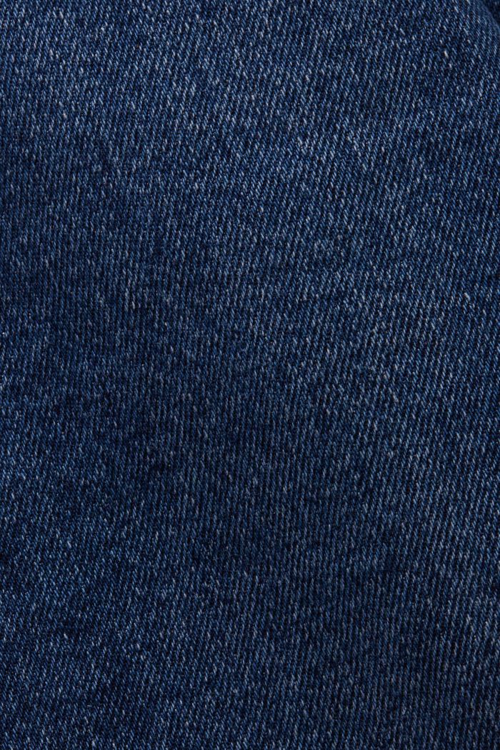 En matière recyclée : le jean de coupe Straight Fit, BLUE DARK WASHED, detail image number 6