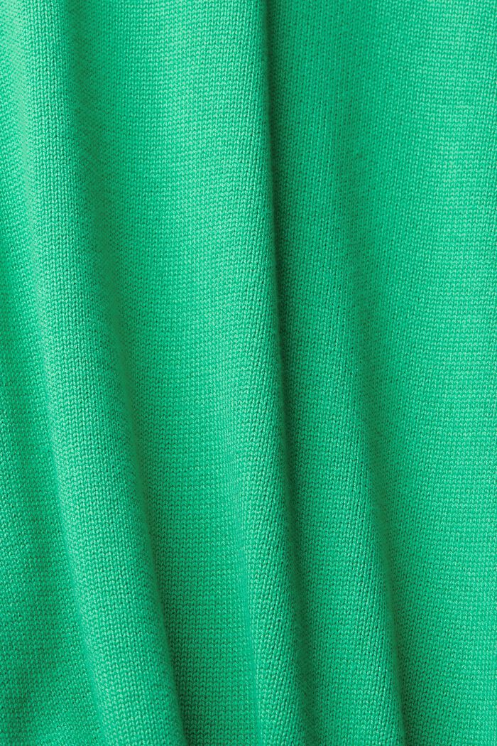 Strickpullover mit V-Ausschnitt, LIGHT GREEN, detail image number 1
