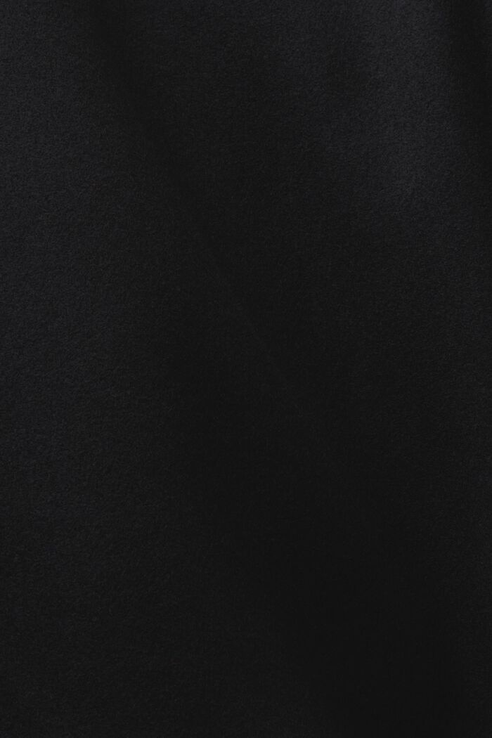Veste Varsity en laine mélangée à étiquette, BLACK, detail image number 6