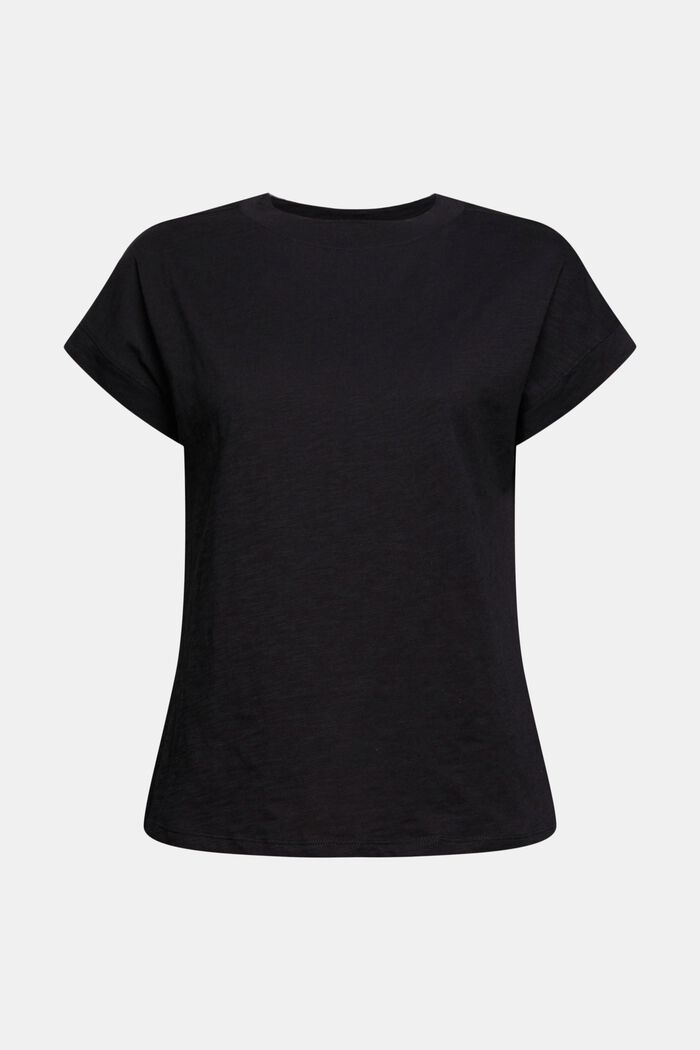 T-Shirt aus 100% Organic Cotton, BLACK, detail image number 6