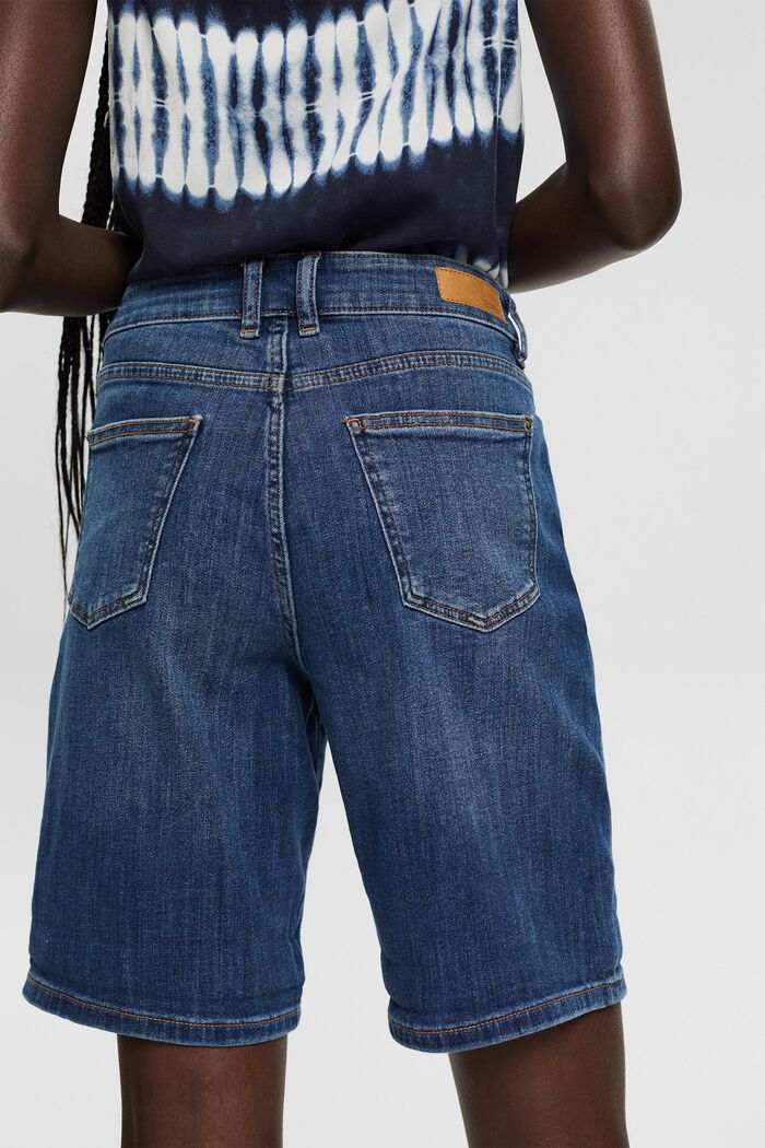 Short en jean à teneur en stretch, BLUE MEDIUM WASHED, detail image number 2
