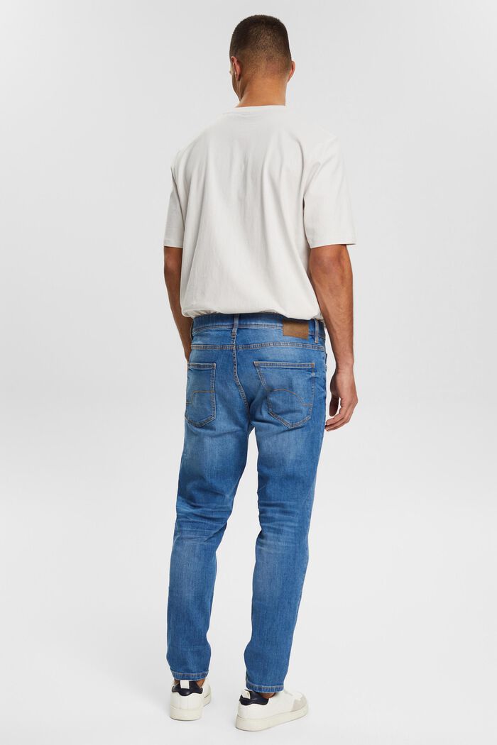 Jeans aus Baumwolle, BLUE LIGHT WASHED, detail image number 4