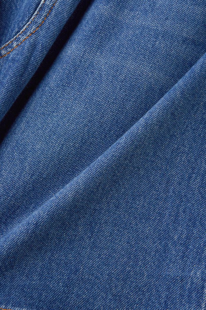 Jupe en jean de coupe courte, BLUE MEDIUM WASHED, detail image number 6