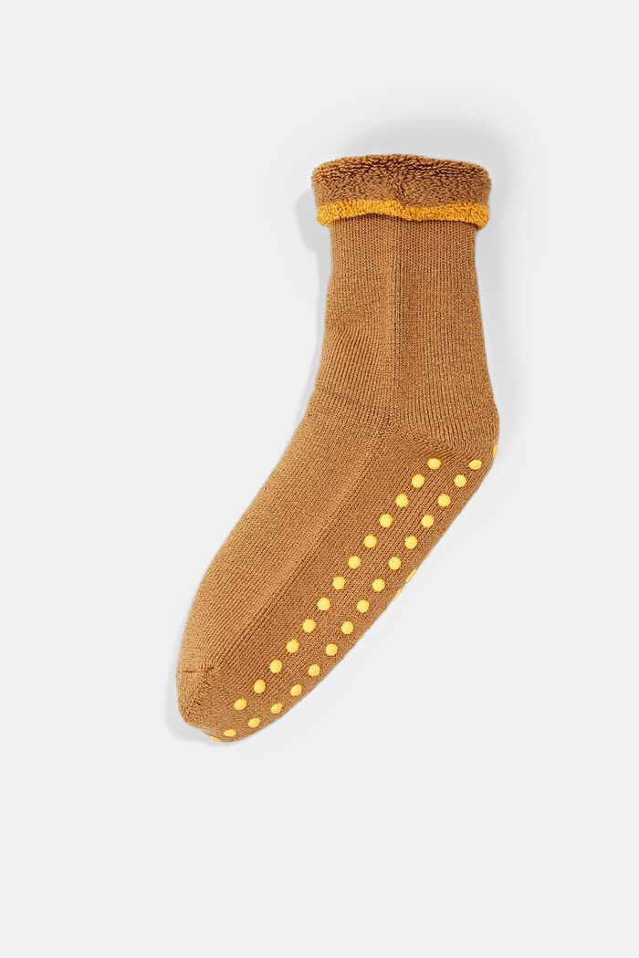 Weiche Stoppersocken, Wollmix, DUNE, detail image number 0