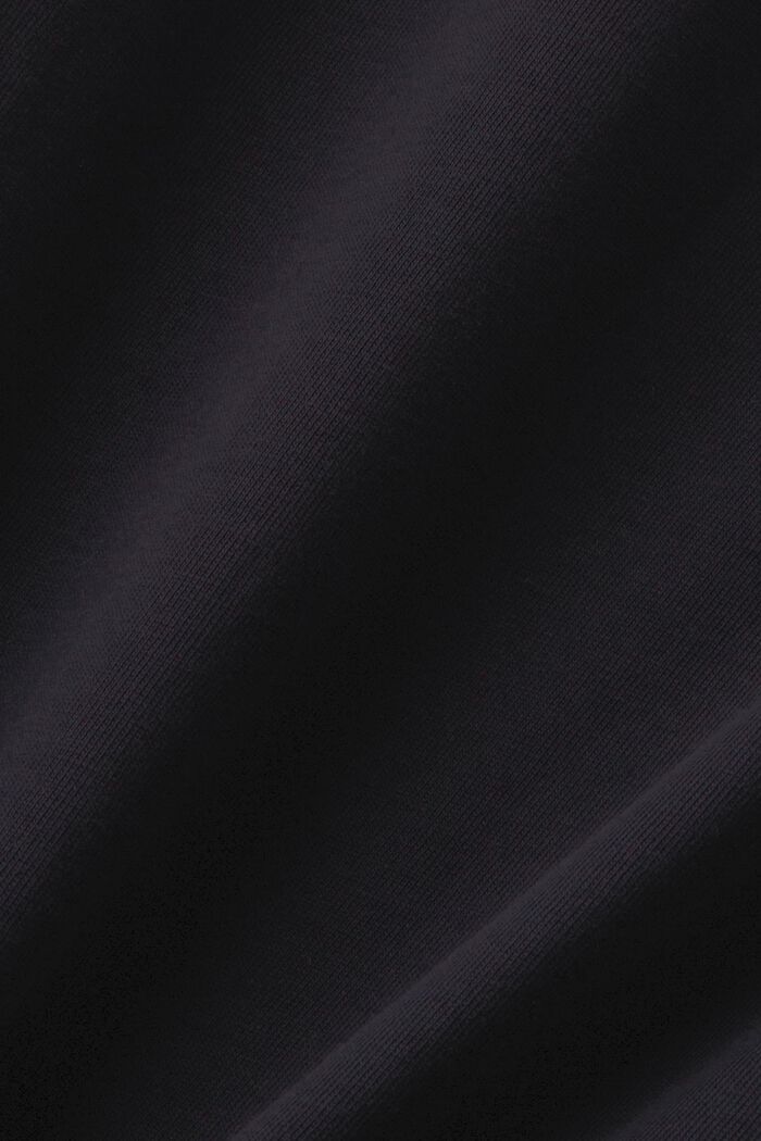 T-shirt en coton sans manches, à encolure en V, BLACK, detail image number 5
