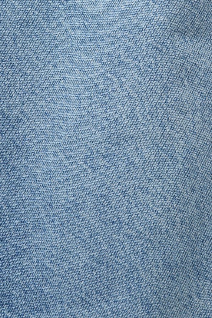 Jean de style jupe-culotte à taille haute, BLUE BLEACHED, detail image number 6