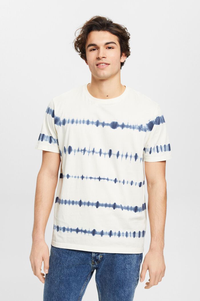 Batik-T-Shirt aus Baumwolle, ICE, detail image number 0