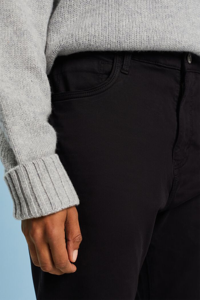 Pantalon Slim Fit en twill, BLACK, detail image number 2