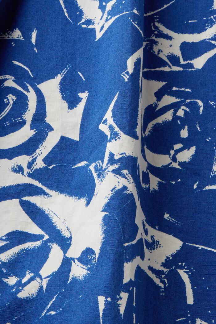 Robe évasée à imprimé, BRIGHT BLUE, detail image number 4