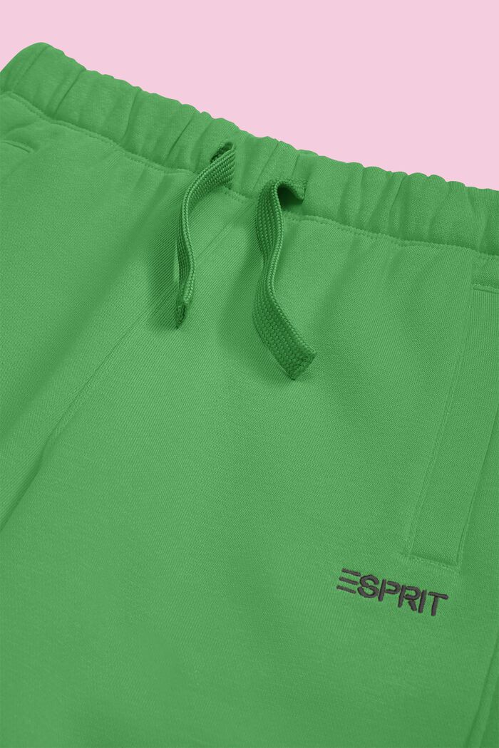 Pantalon de jogging en coton mélangé orné du logo, GREEN, detail image number 2