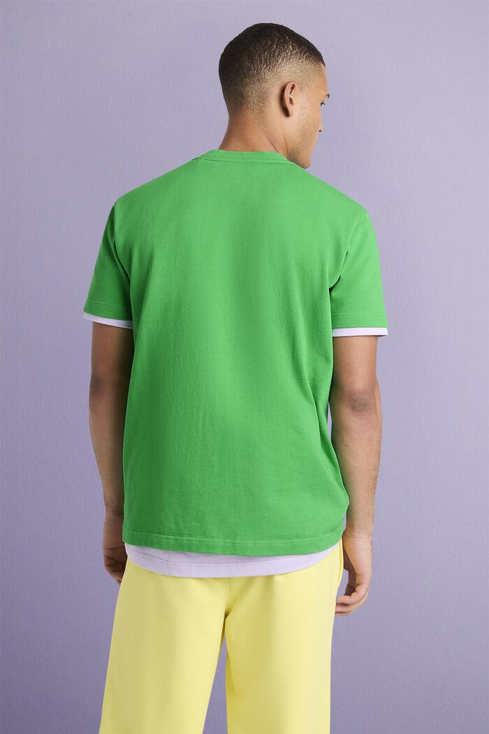 T-shirt en jersey de coton unisexe à logo, GREEN, detail image number 2