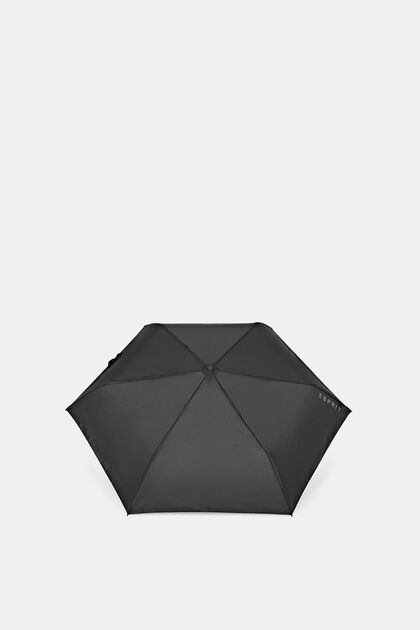 Parapluie de poche noir à forme élancée Easymatic, BLACK, overview