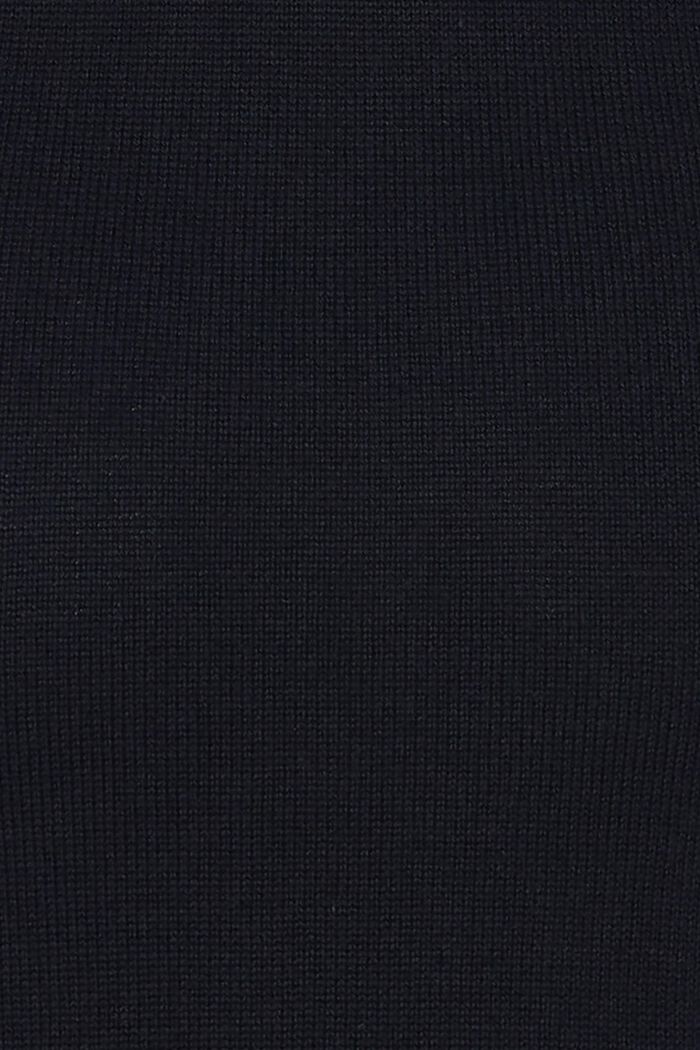 Robe-pull longueur midi, coton biologique, NIGHT SKY BLUE, detail image number 5