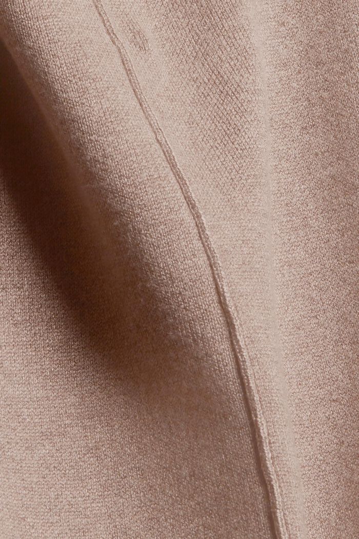 Pantalon en maille à teneur en LENZING™ ECOVERO™, LIGHT TAUPE, detail image number 1
