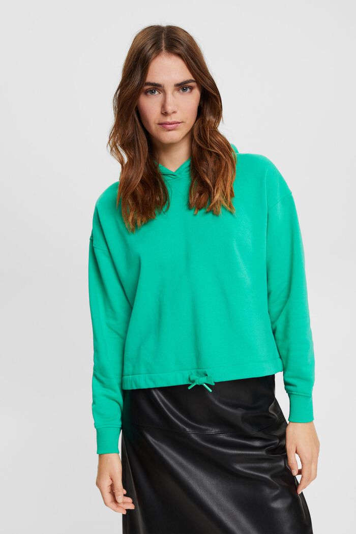 Hoodie-Sweatshirt, LIGHT GREEN, detail image number 1