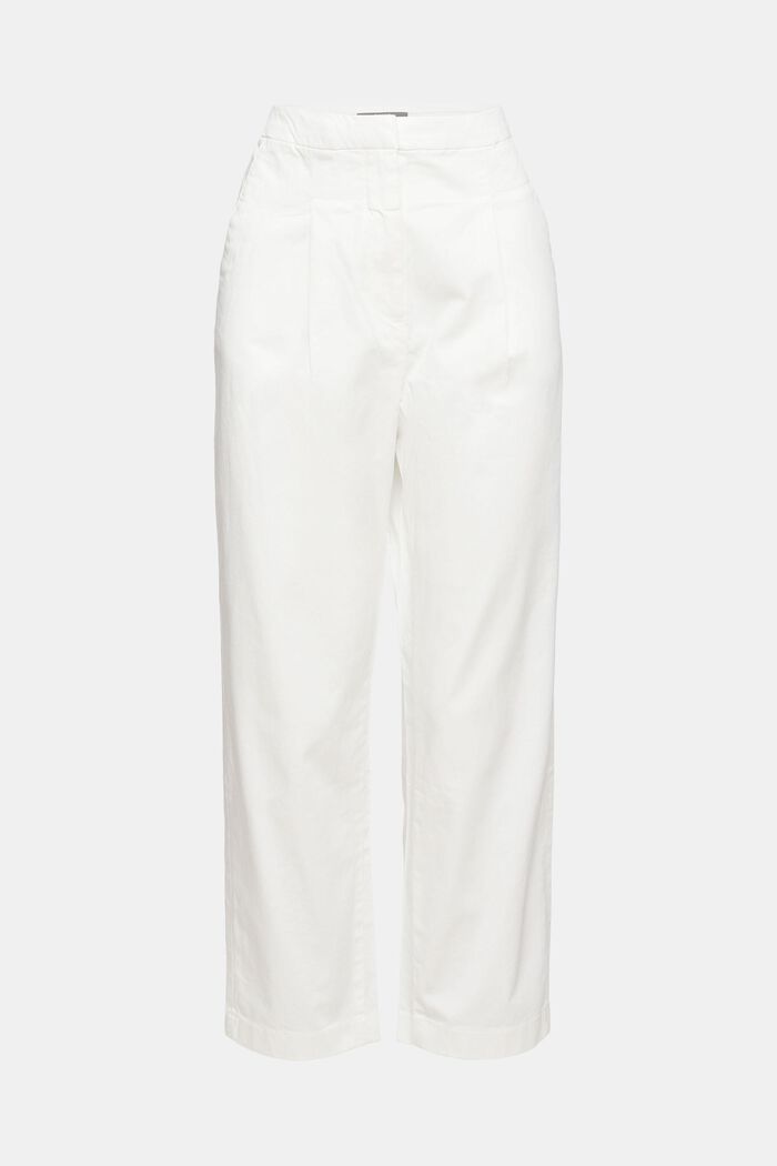 Pantalon taille haute, WHITE, detail image number 6