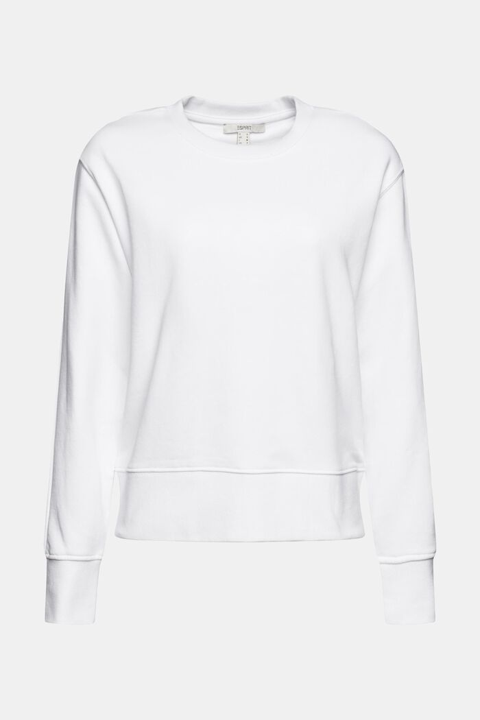 Sweatshirt aus Baumwoll-Mix, WHITE, detail image number 6