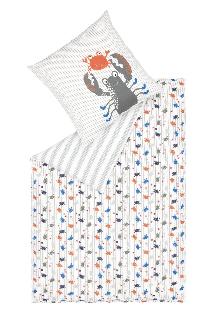 Linge de lit en tissu renforcé à motif crabes, BLUE, detail image number 2