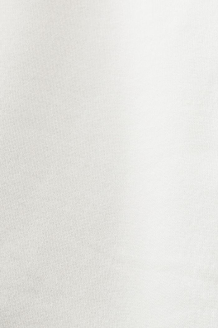 Sweatshirt mit Logostickerei auf dem Ärmel, OFF WHITE, detail image number 4