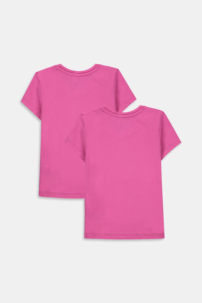 2-er-Pack T-Shirts aus 100% Baumwolle, PINK, detail image number 1