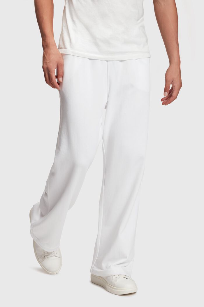 Pantalon de jogging en jersey, WHITE, detail image number 0